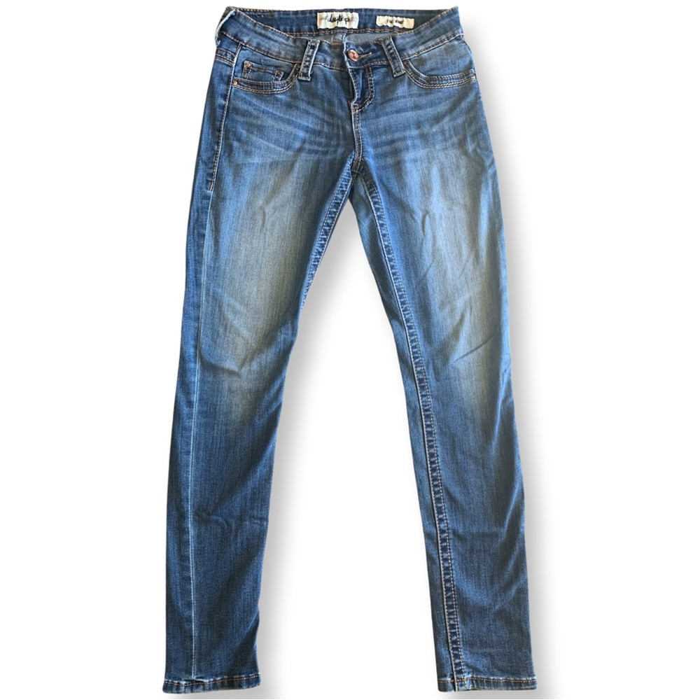 Daytrip Buckle Womens Denim Blue Jeans Lynx Skinny 27 Regular